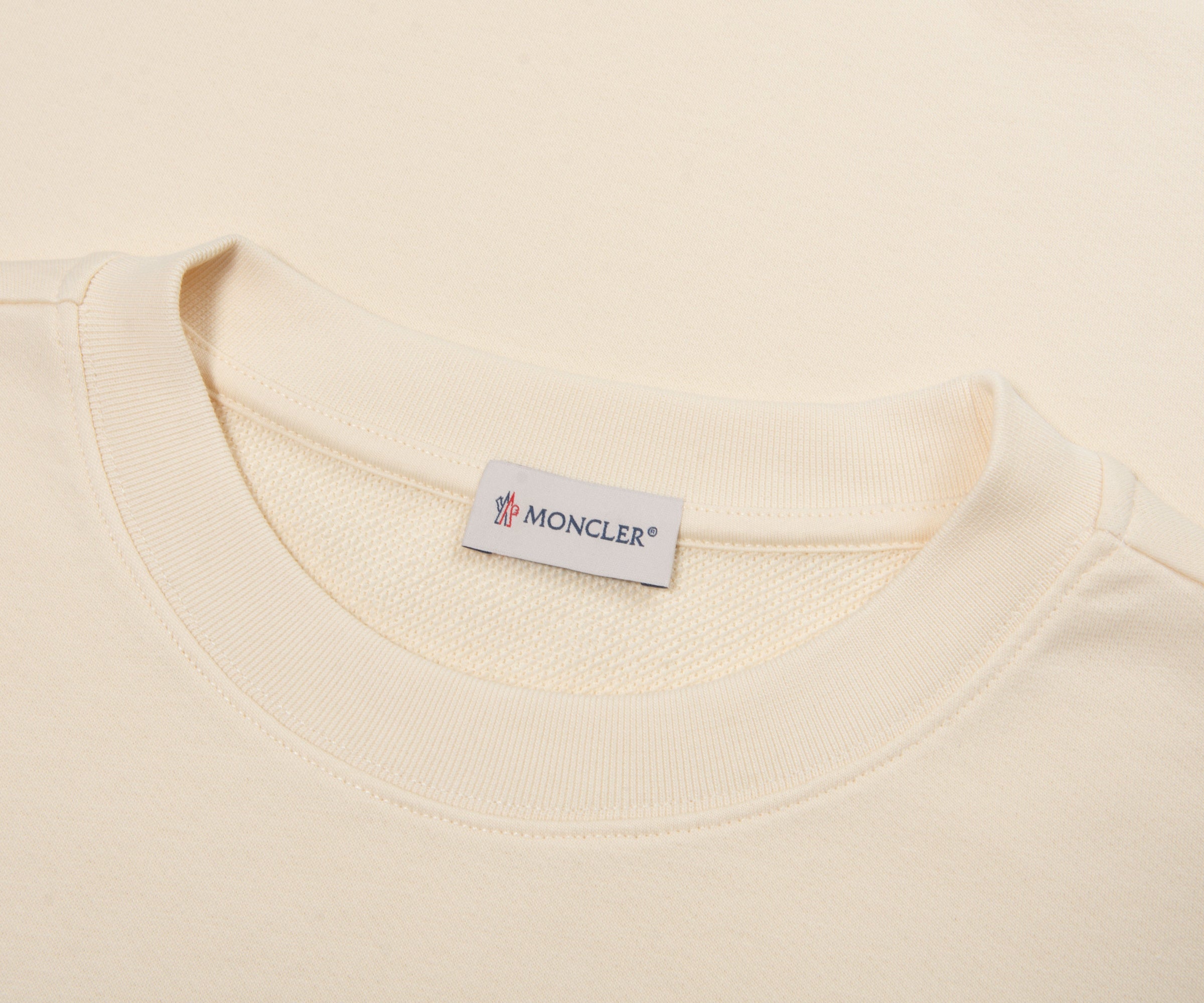 Moncler Cream Archive Logo Sweatshirt