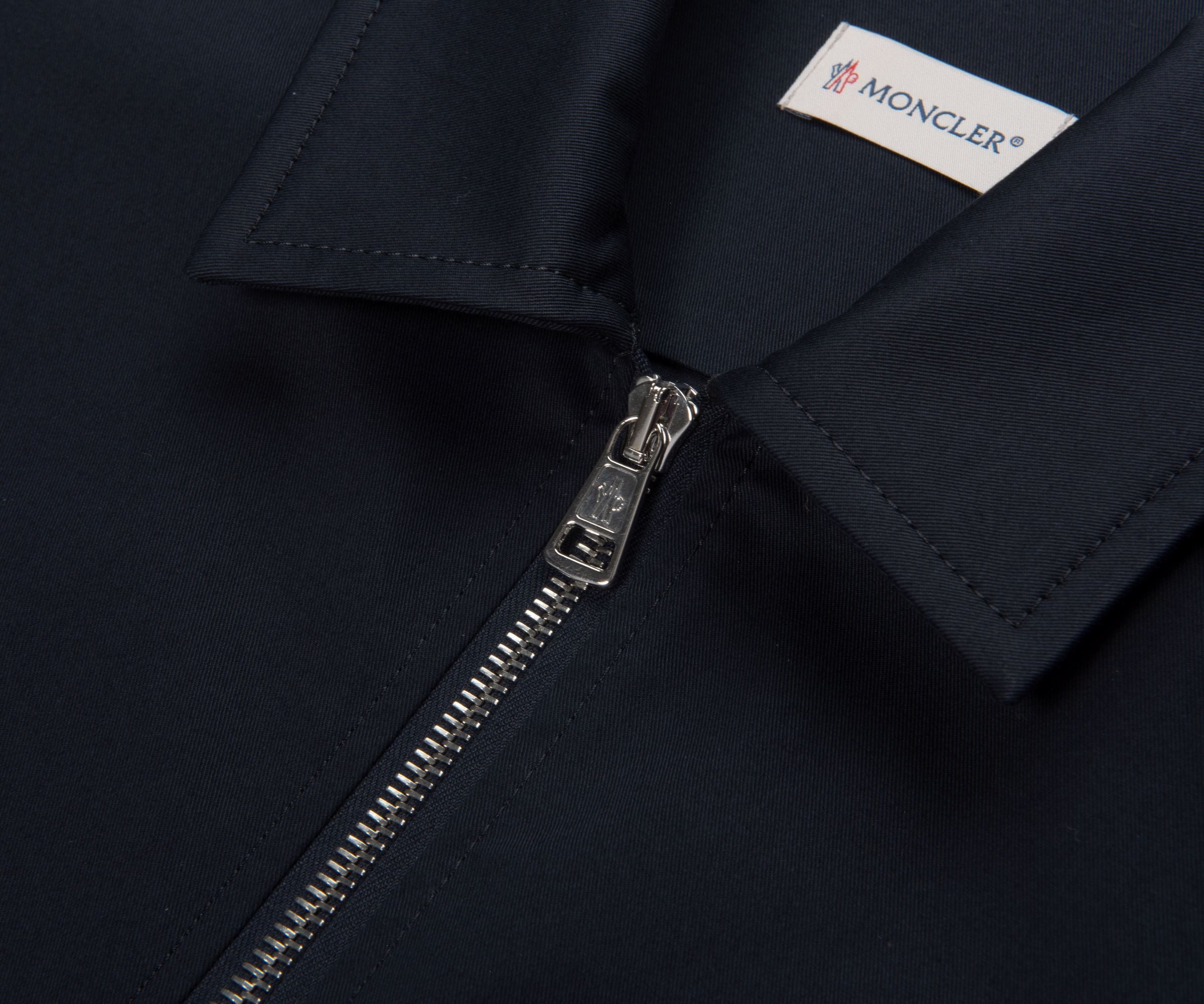 Moncler Navy Chest Pocket Overshirt