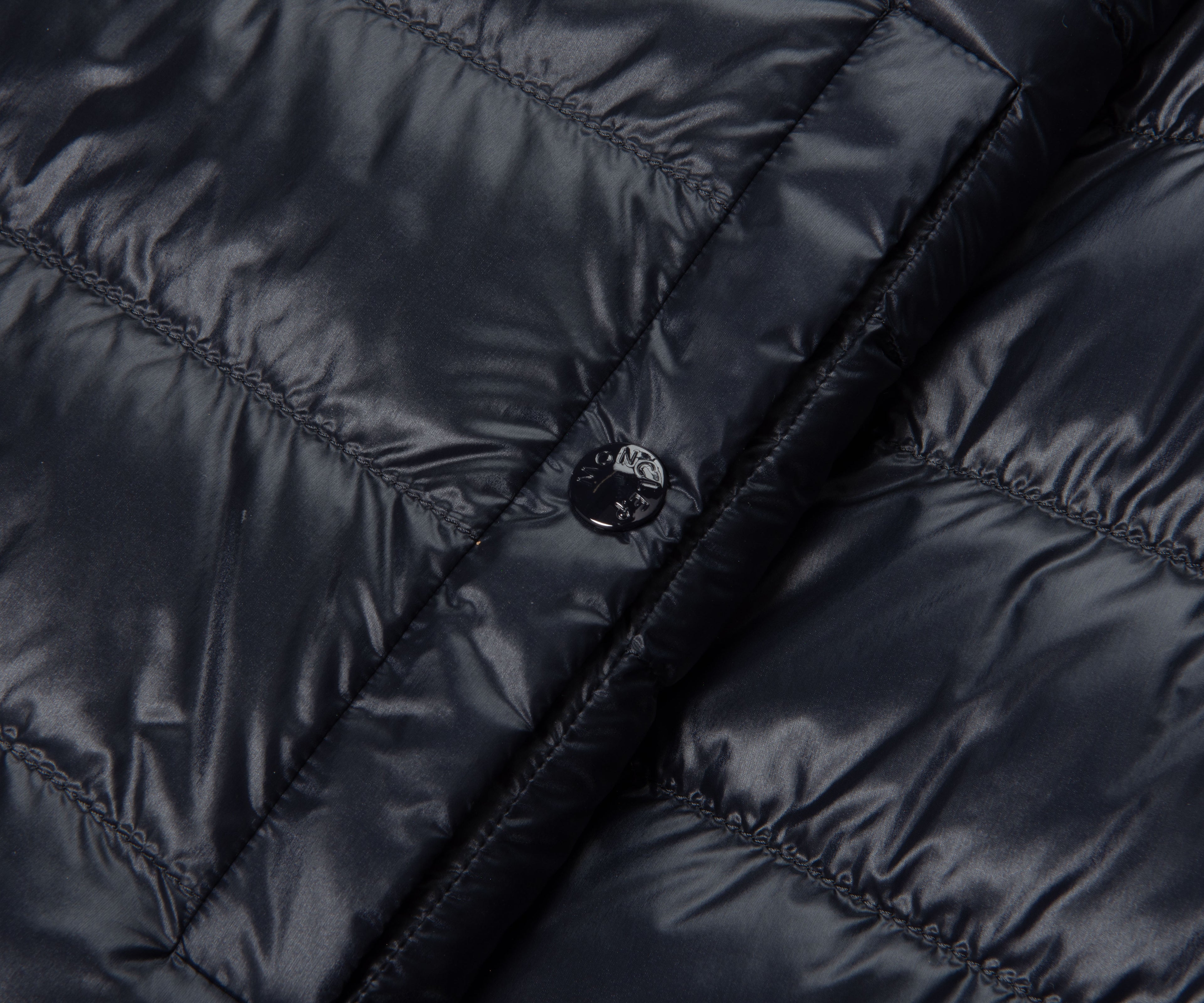 Moncler Mourillon Navy Down Shirt Jacket