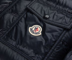 Moncler Mourillon Navy Down Shirt Jacket