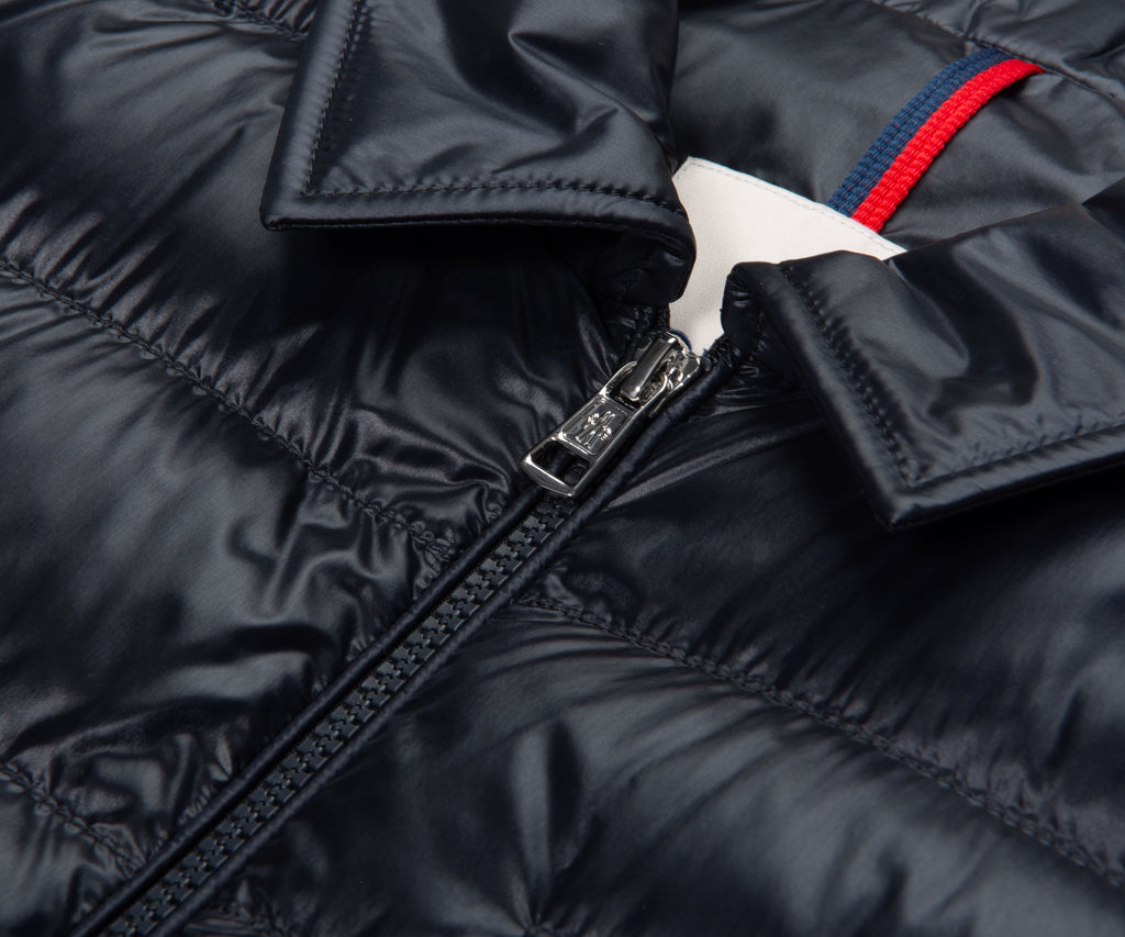 Moncler Mourillon Navy Down Shirt Jacket