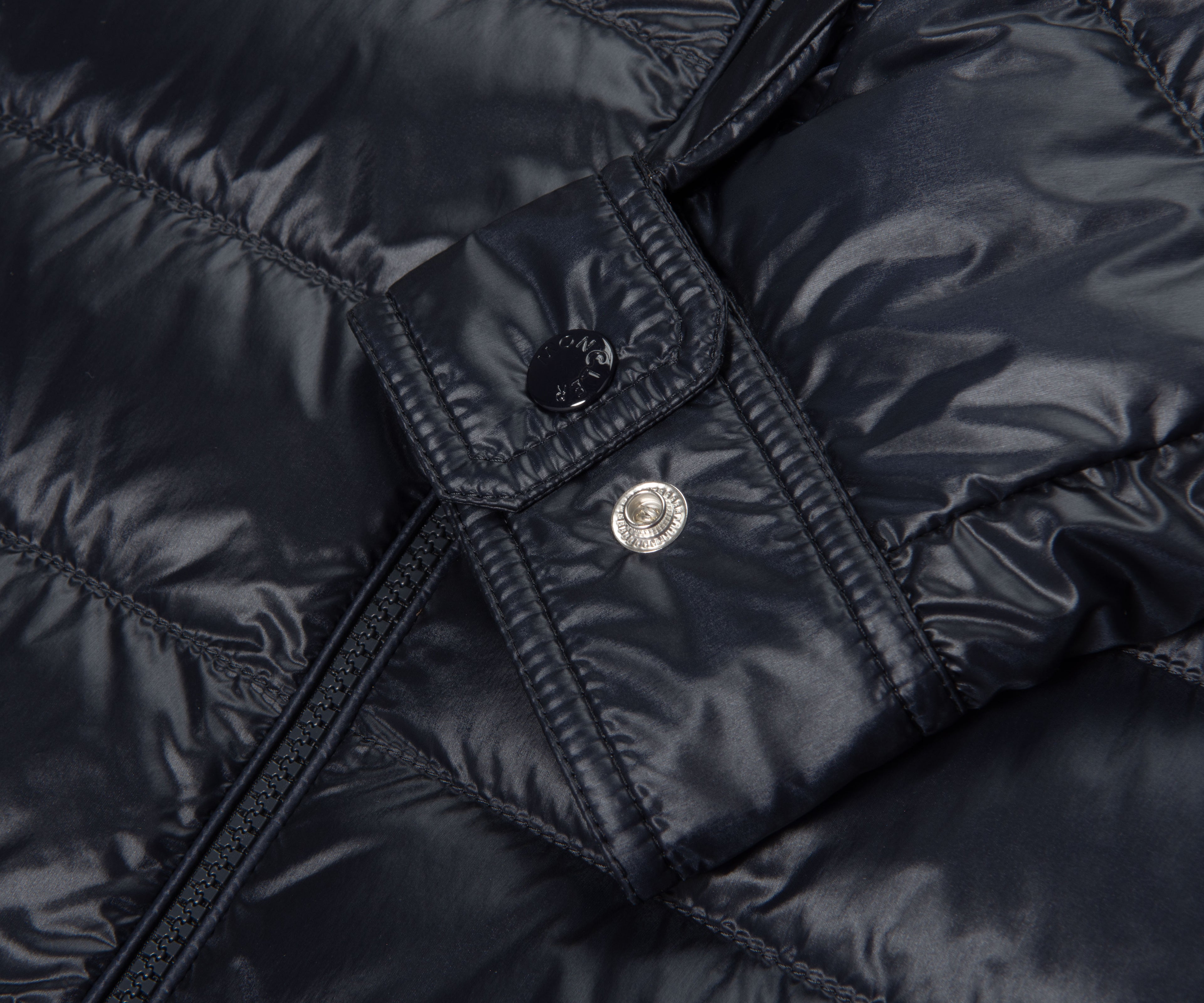 Moncler Mourillon Navy Down Shirt Jacket
