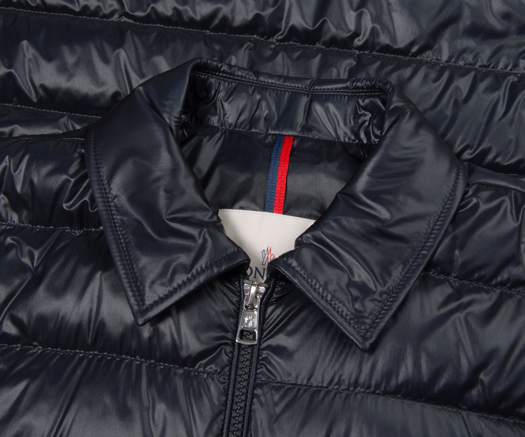 Moncler Mourillon Navy Down Shirt Jacket