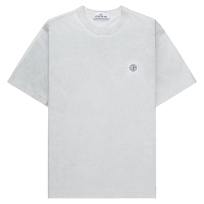Stone Island White Reflective Lamination Cotton T-Shirt