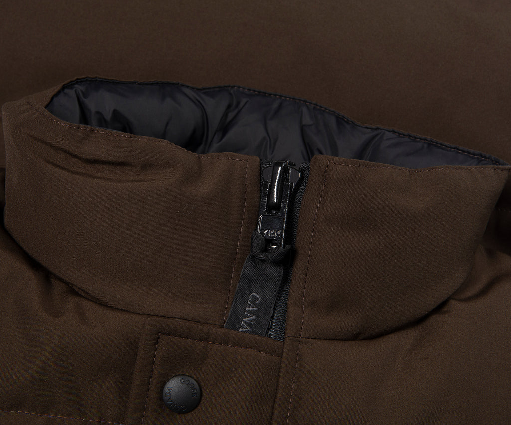 Canada Goose Chocolate Garson Black Badge Gilet