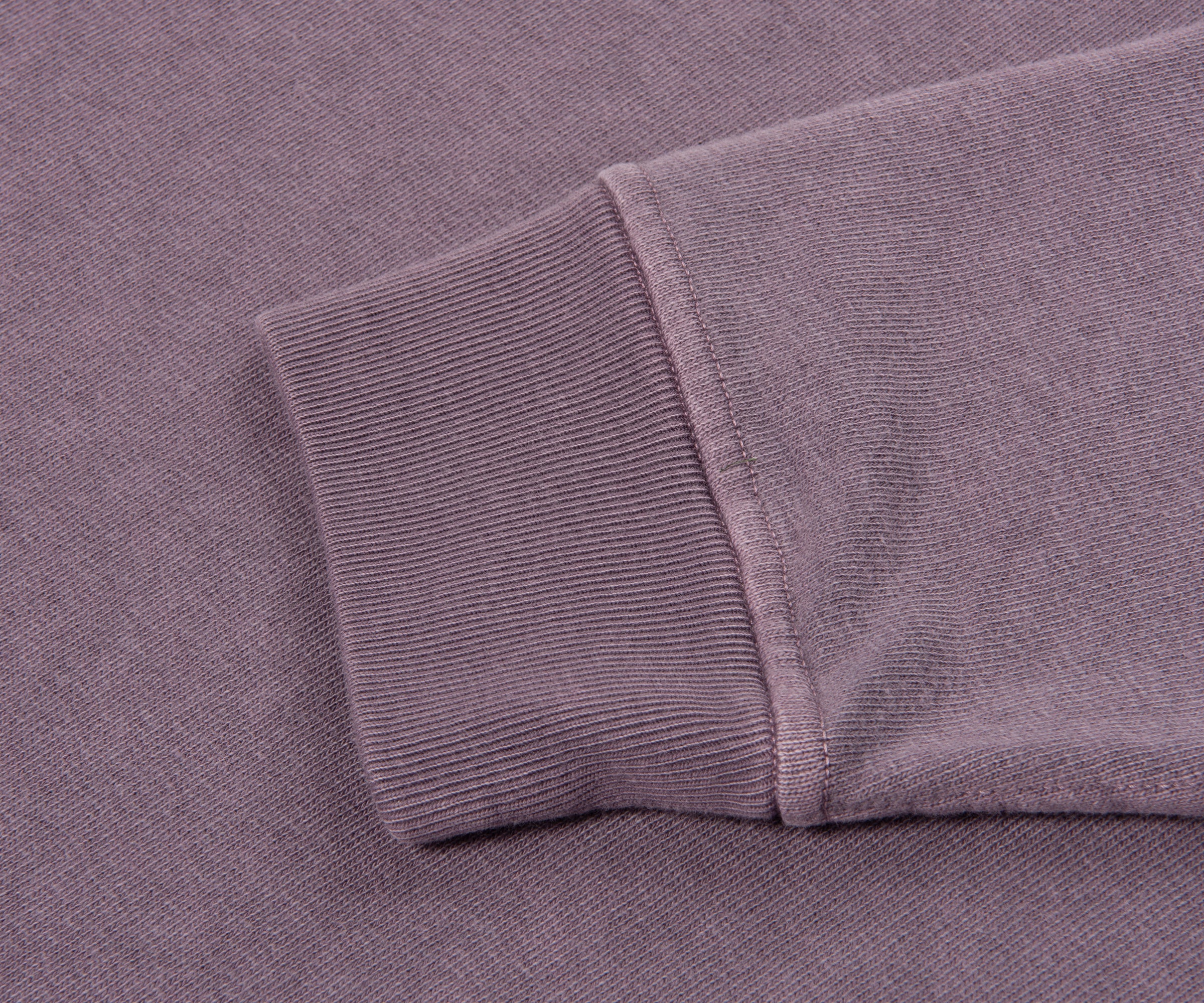 Stone Island Purple Brushed Cotton Hoodie