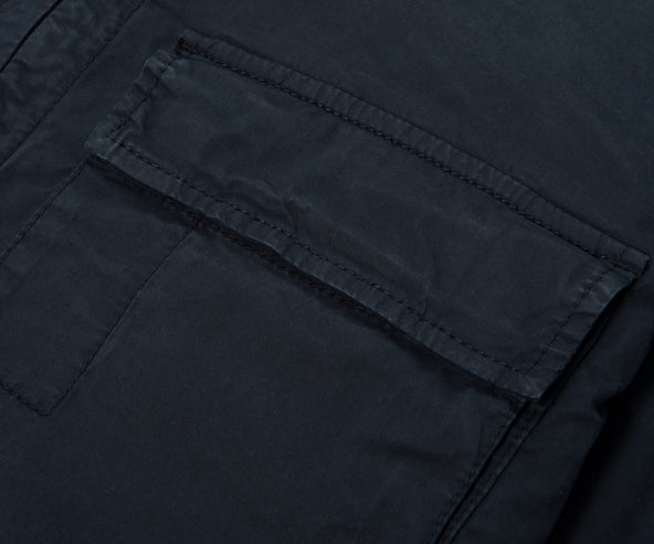 Stone Island Navy Stretch Cotton Twill TC Jacket