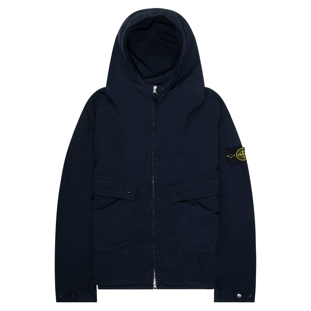 Stone Island Navy Light Compact Touch Polyester Jacket