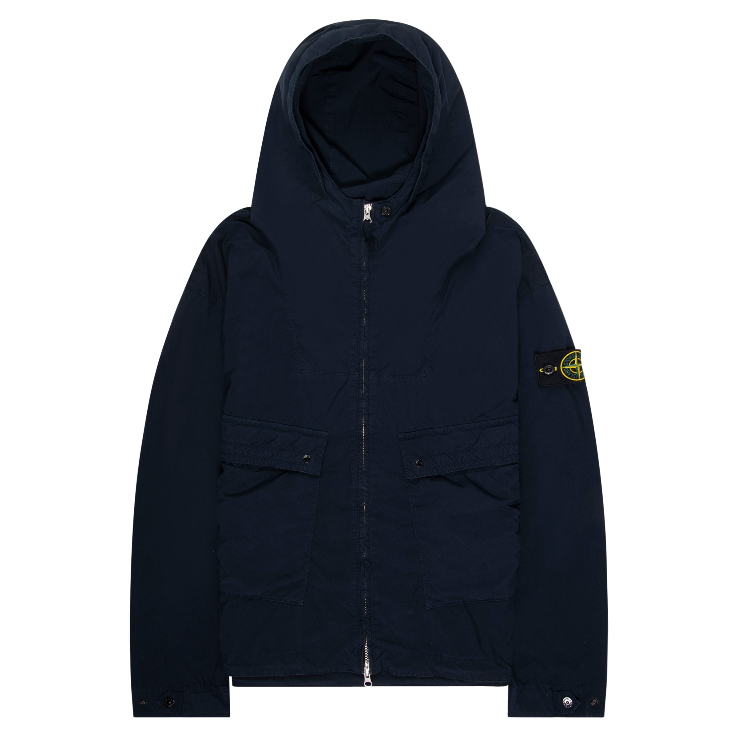 Stone Island Navy Light Compact Touch Polyester Jacket