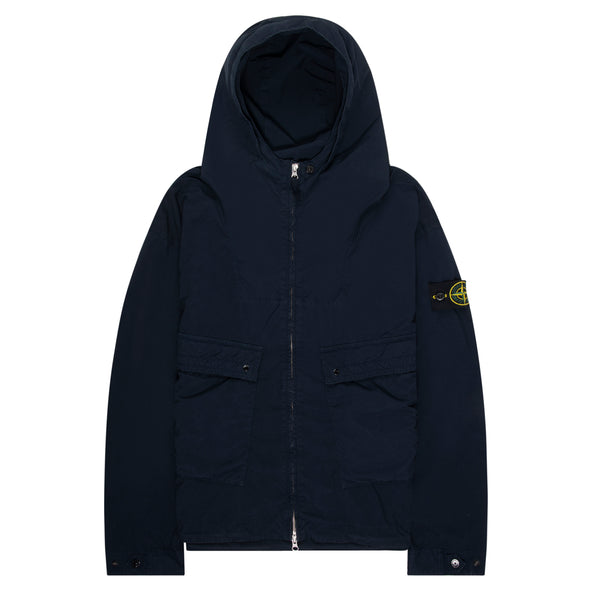 Stone Island Navy Light Compact Touch Polyester Jacket