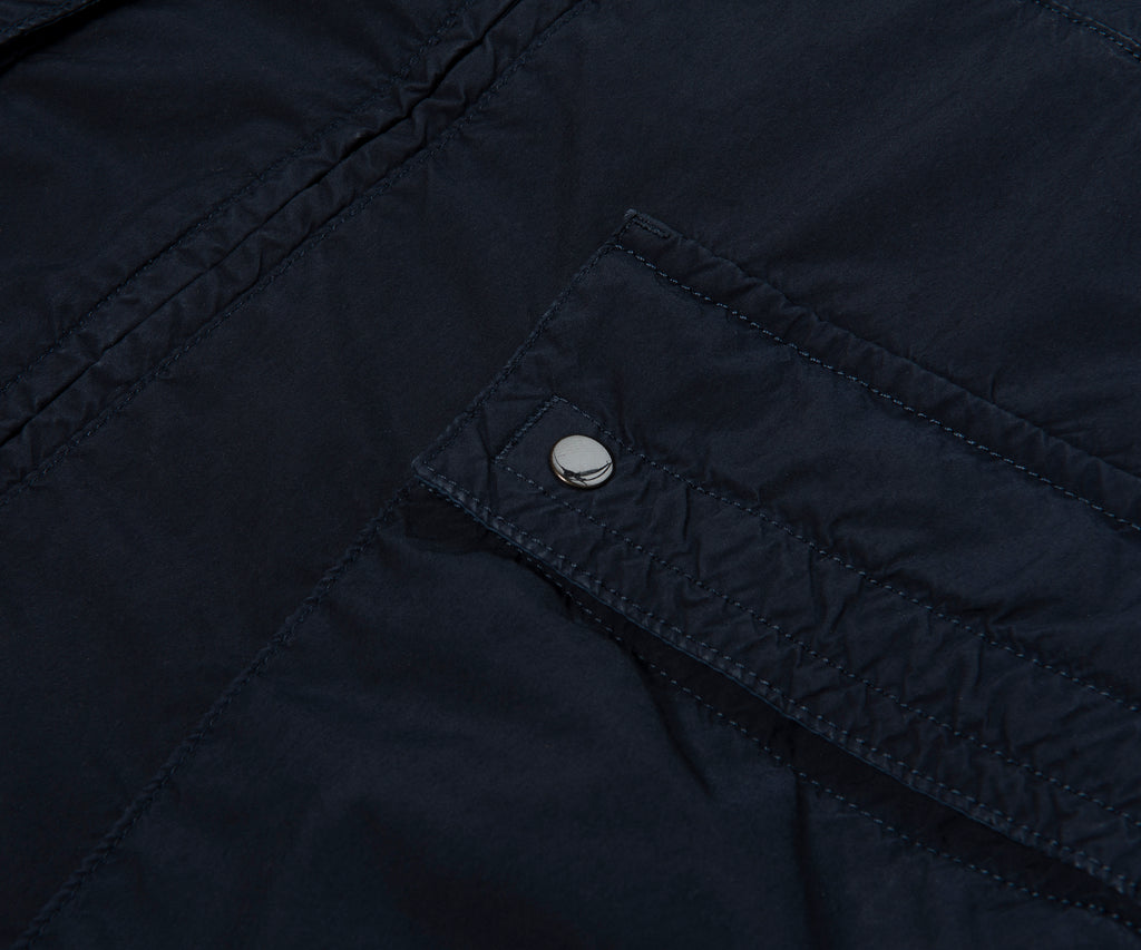 Stone Island Navy Light Compact Touch Polyester Jacket