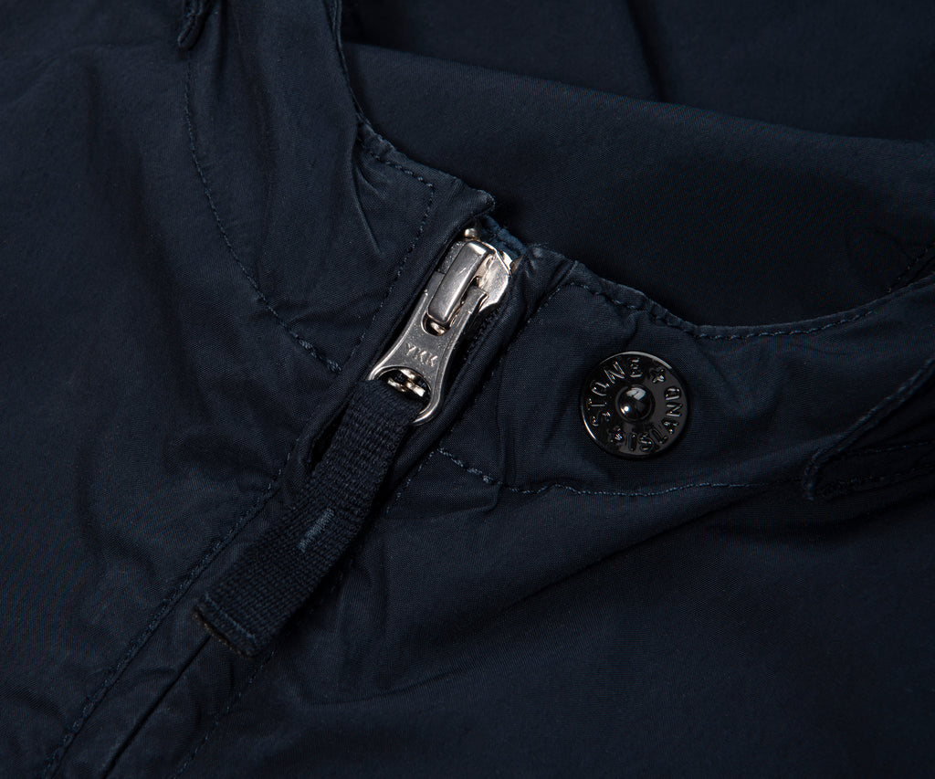 Stone Island Navy Light Compact Touch Polyester Jacket