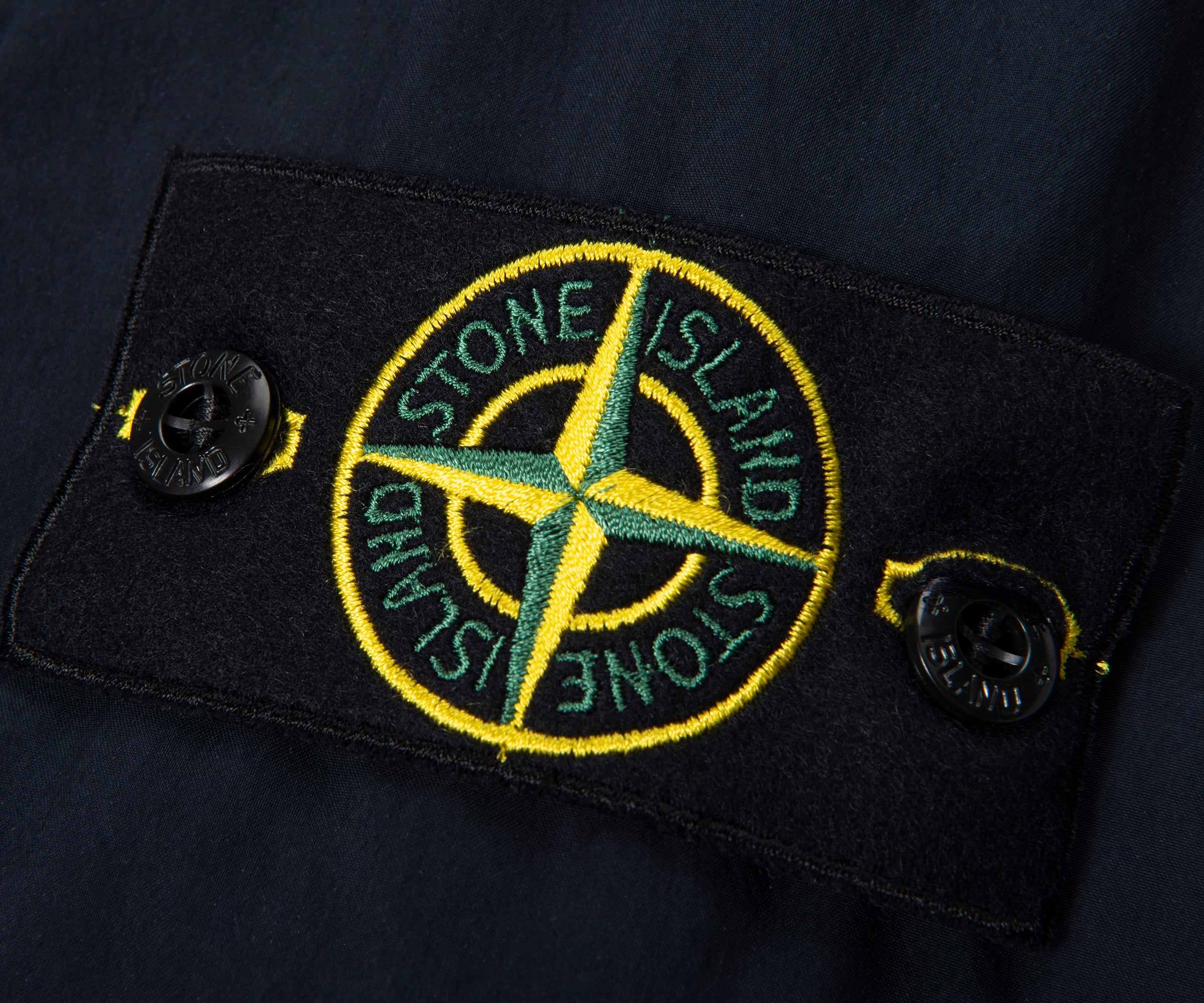 Stone Island Navy Light Compact Touch Polyester Jacket