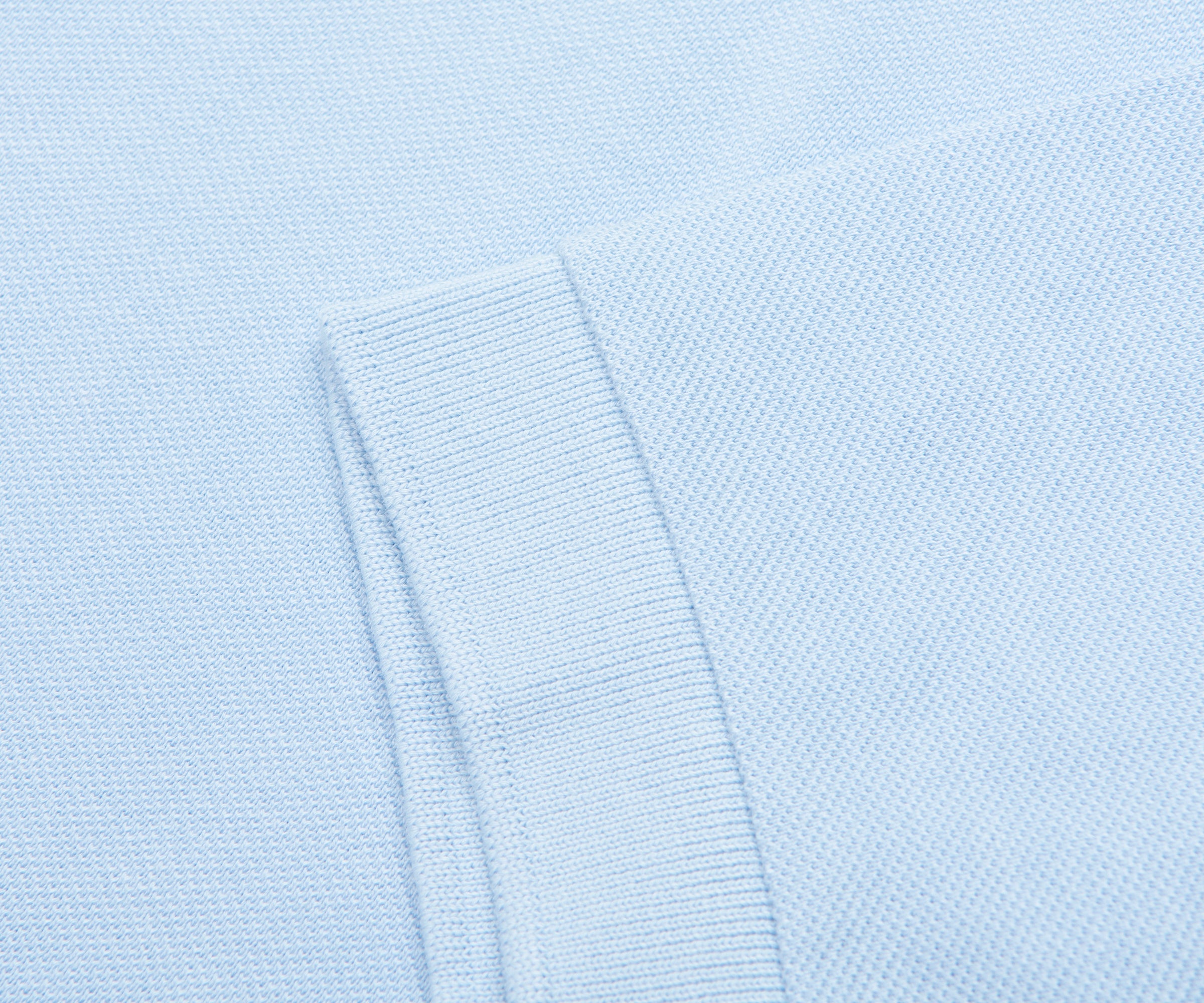 Paul Smith Sky Blue Zebra Logo Polo