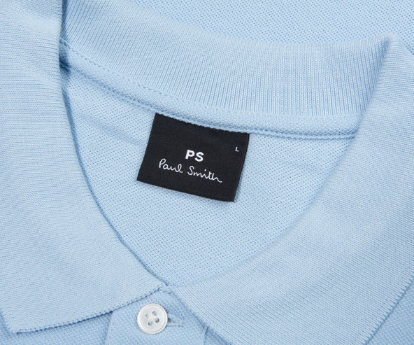 PS Paul Smith Sky Blue Zebra Logo Polo