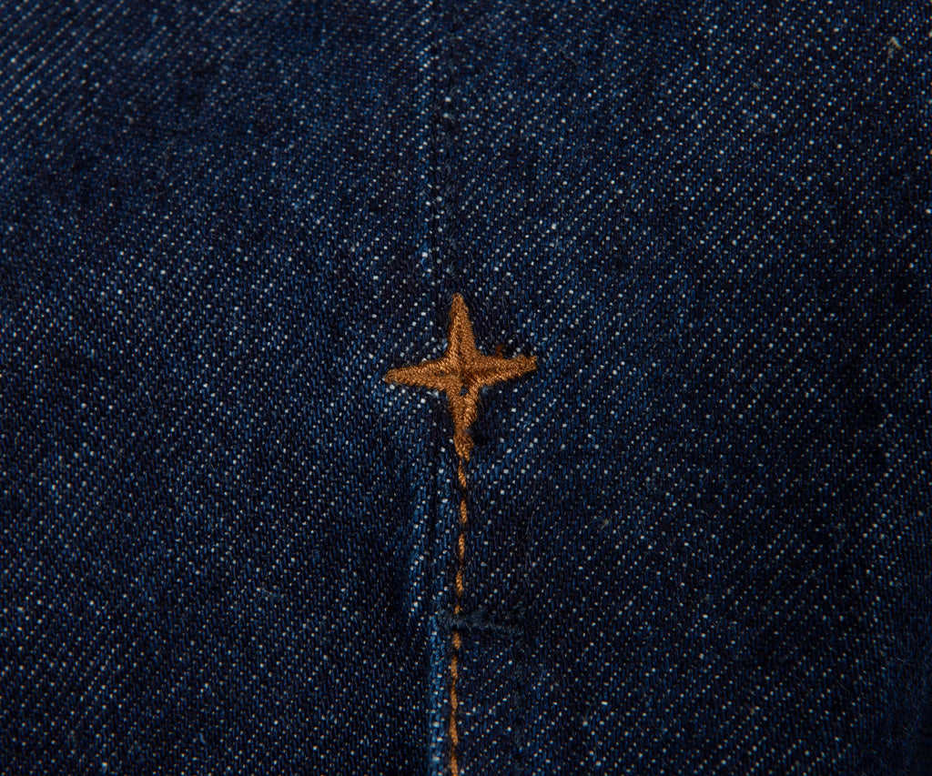 Stone Island Indigo Denim Rinsed Full Button Jacket