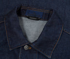 Stone Island Indigo Denim Rinsed Full Button Jacket
