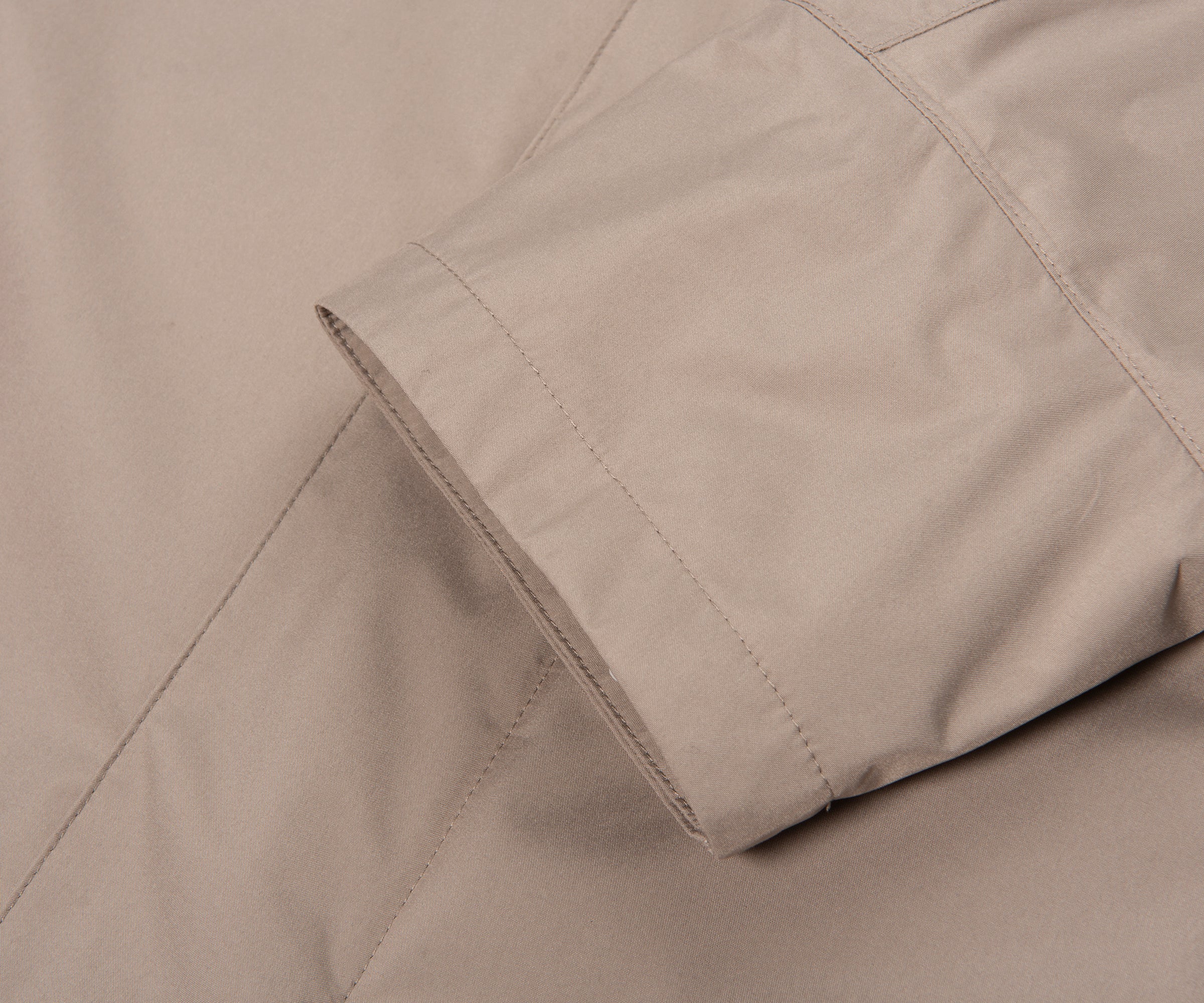 Herno Taupe Hooded Waterproof 3/4 Jacket