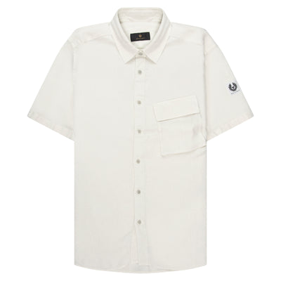 Belstaff Silver Birch Scale SS Linen Shirt