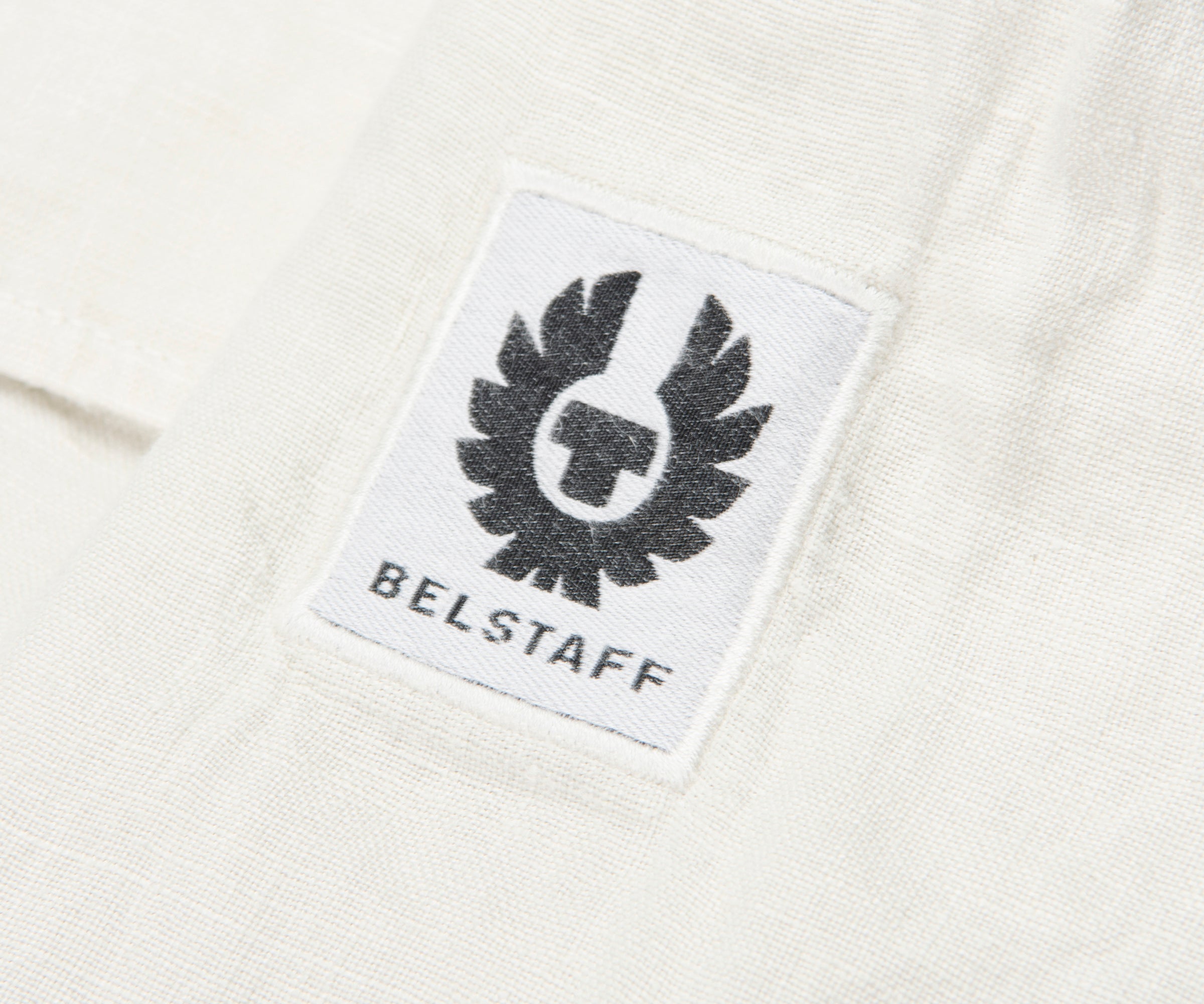 Belstaff Silver Birch Scale SS Linen Shirt