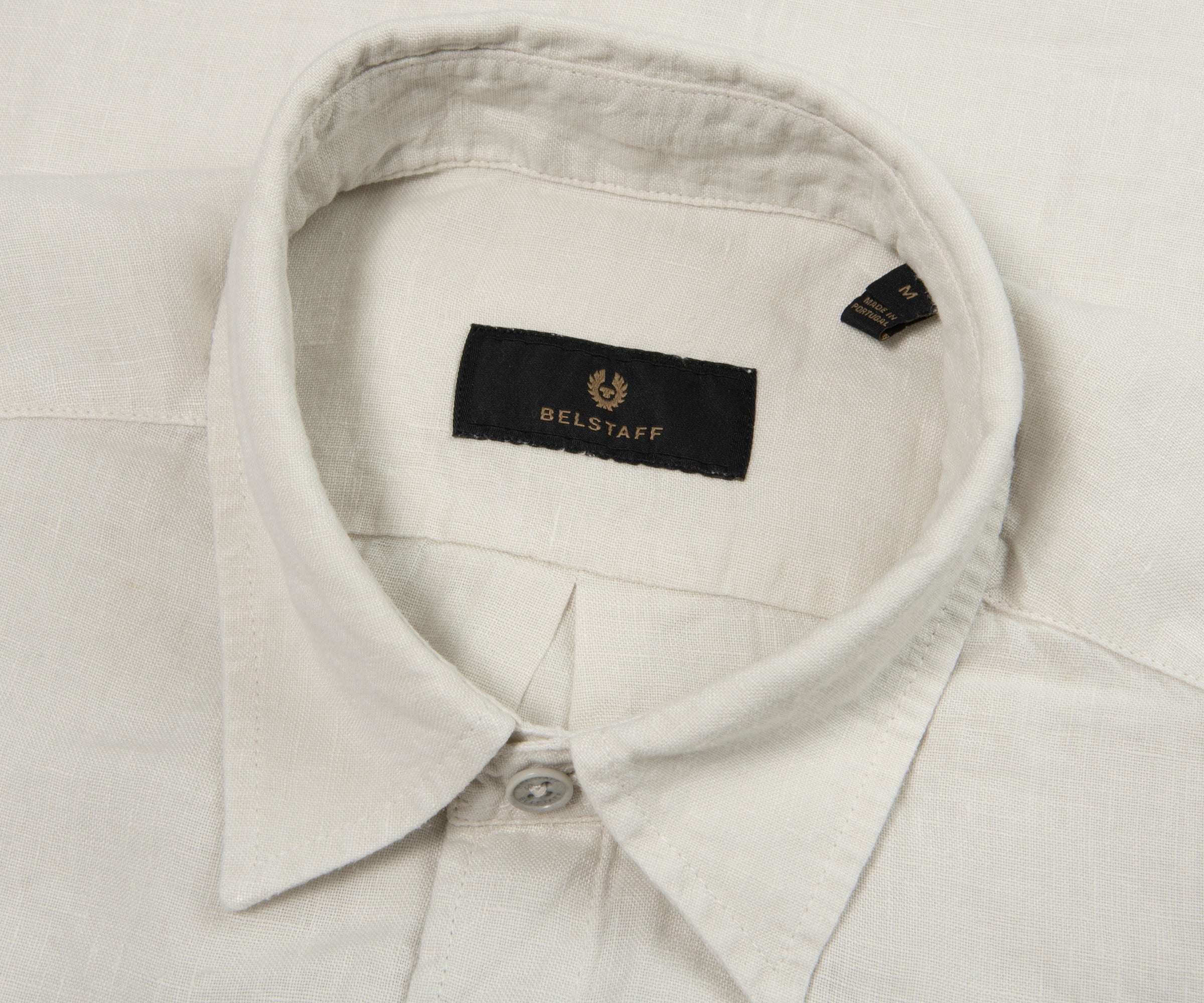 Belstaff Silver Birch Scale SS Linen Shirt