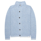 Paul & Shark Light Blue Fleck Knitted Cardigan