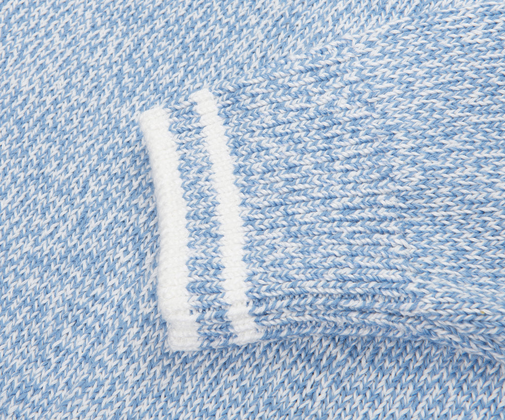 Paul & Shark Light Blue Fleck Knitted Cardigan