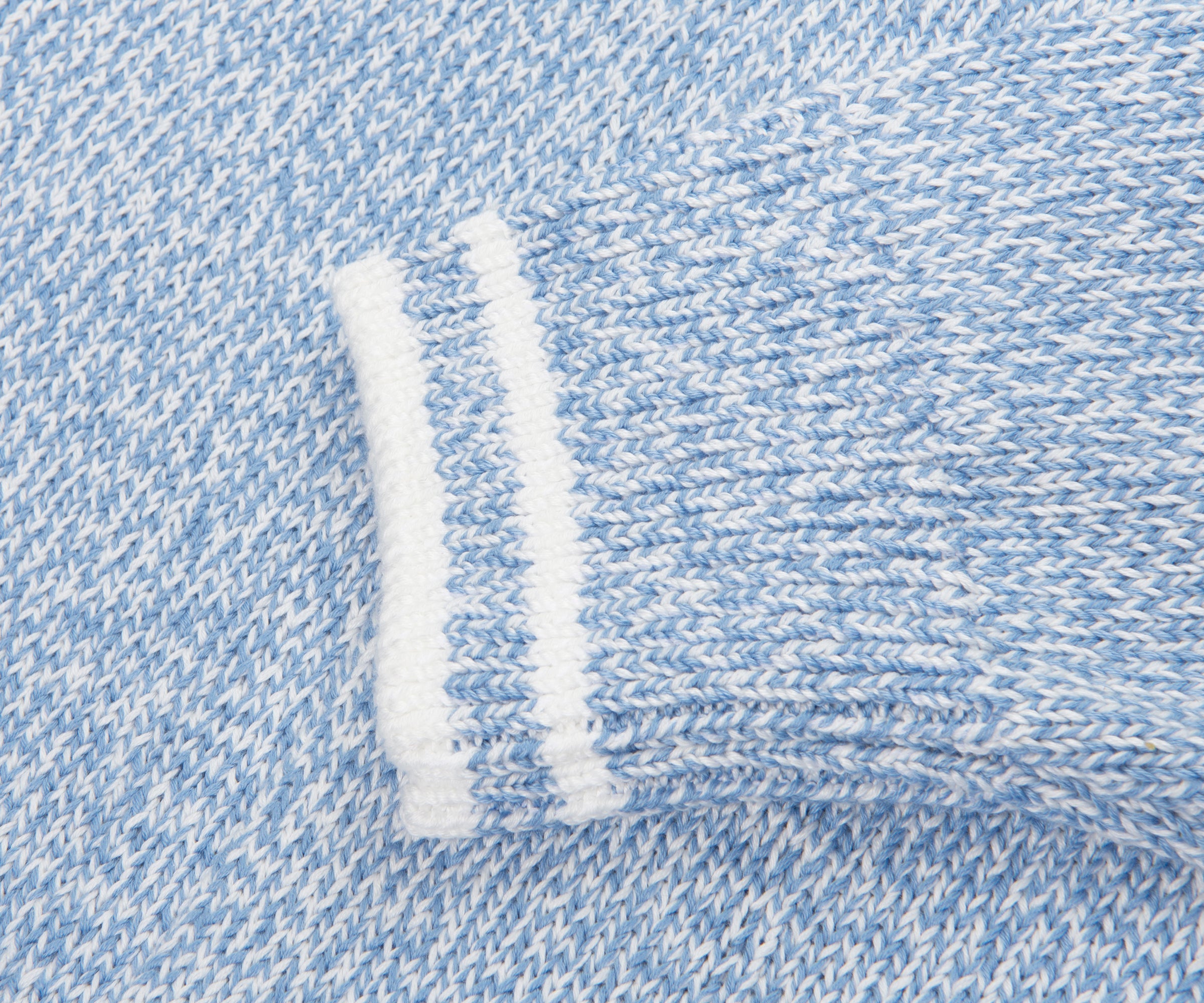 Paul & Shark Light Blue Fleck Knitted Cardigan