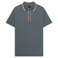 Paul Smith Grey Zip-Up Polo