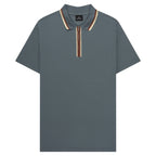 Paul Smith Grey Zip-Up Polo