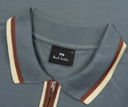 Paul Smith Grey Zip-Up Polo