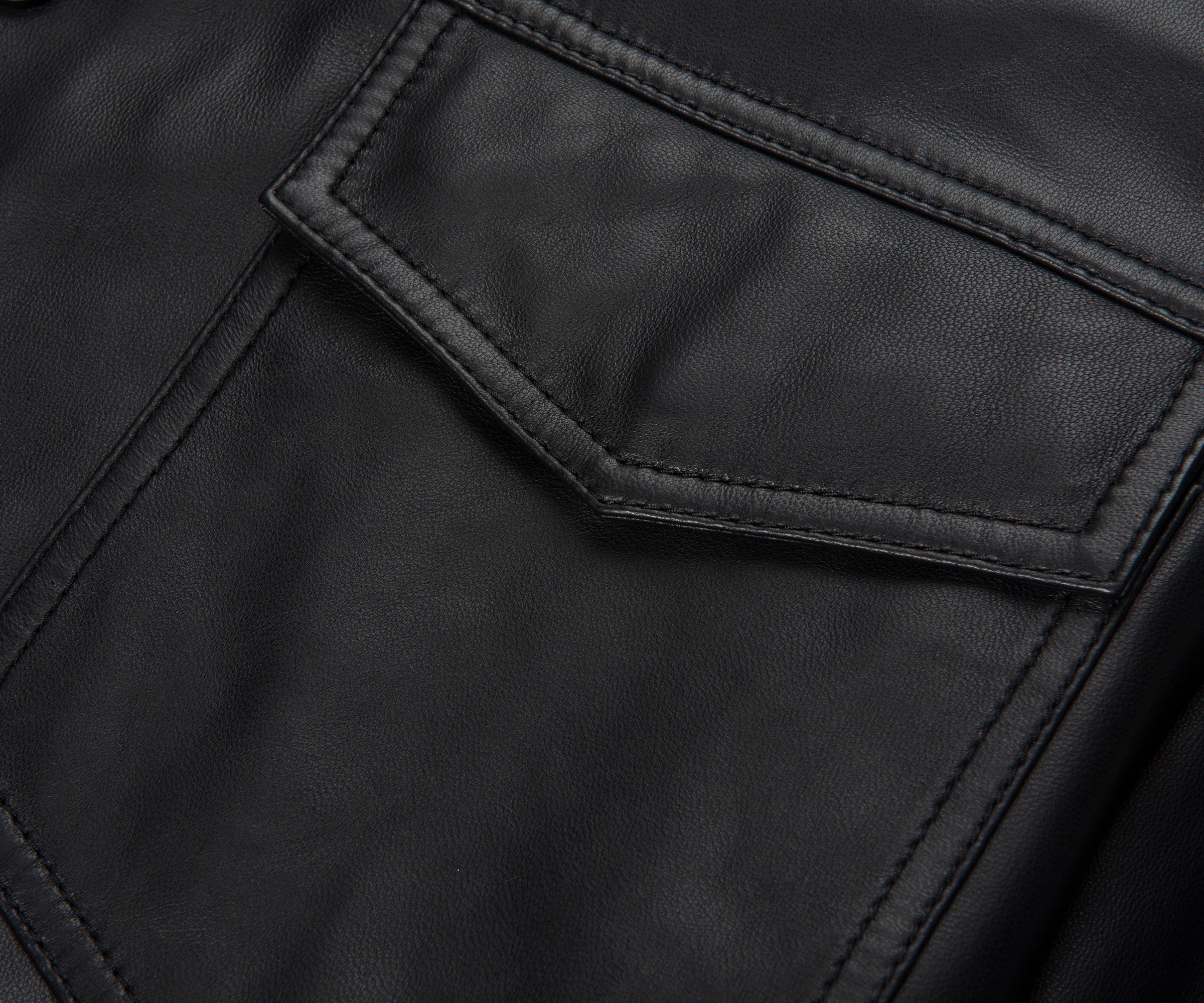 Armani Black Soft Leather 4 Pocket Jacket