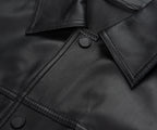 Armani Black Soft Leather 4 Pocket Jacket