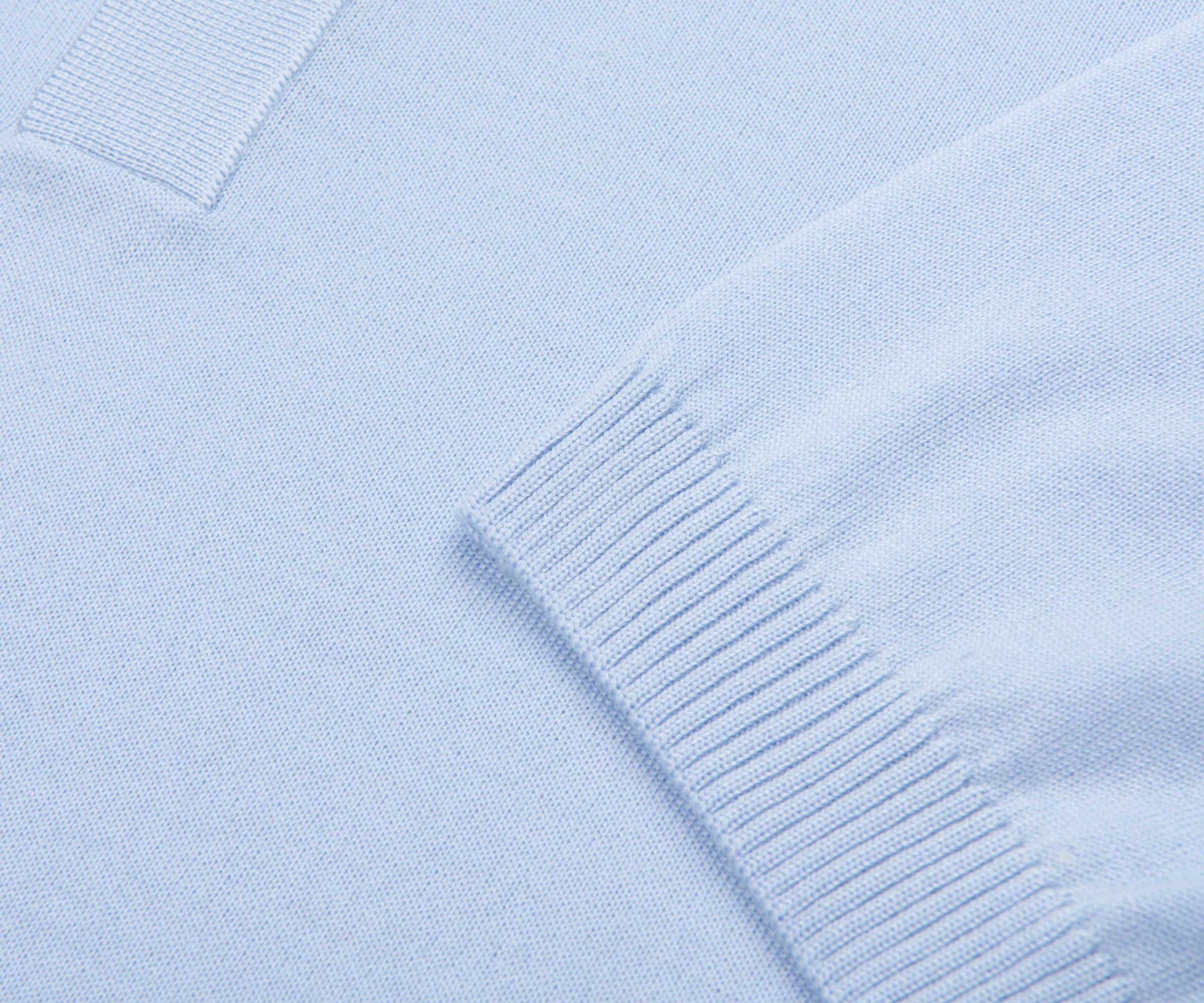 Boss H Nolano Light Blue Knitted SS Polo