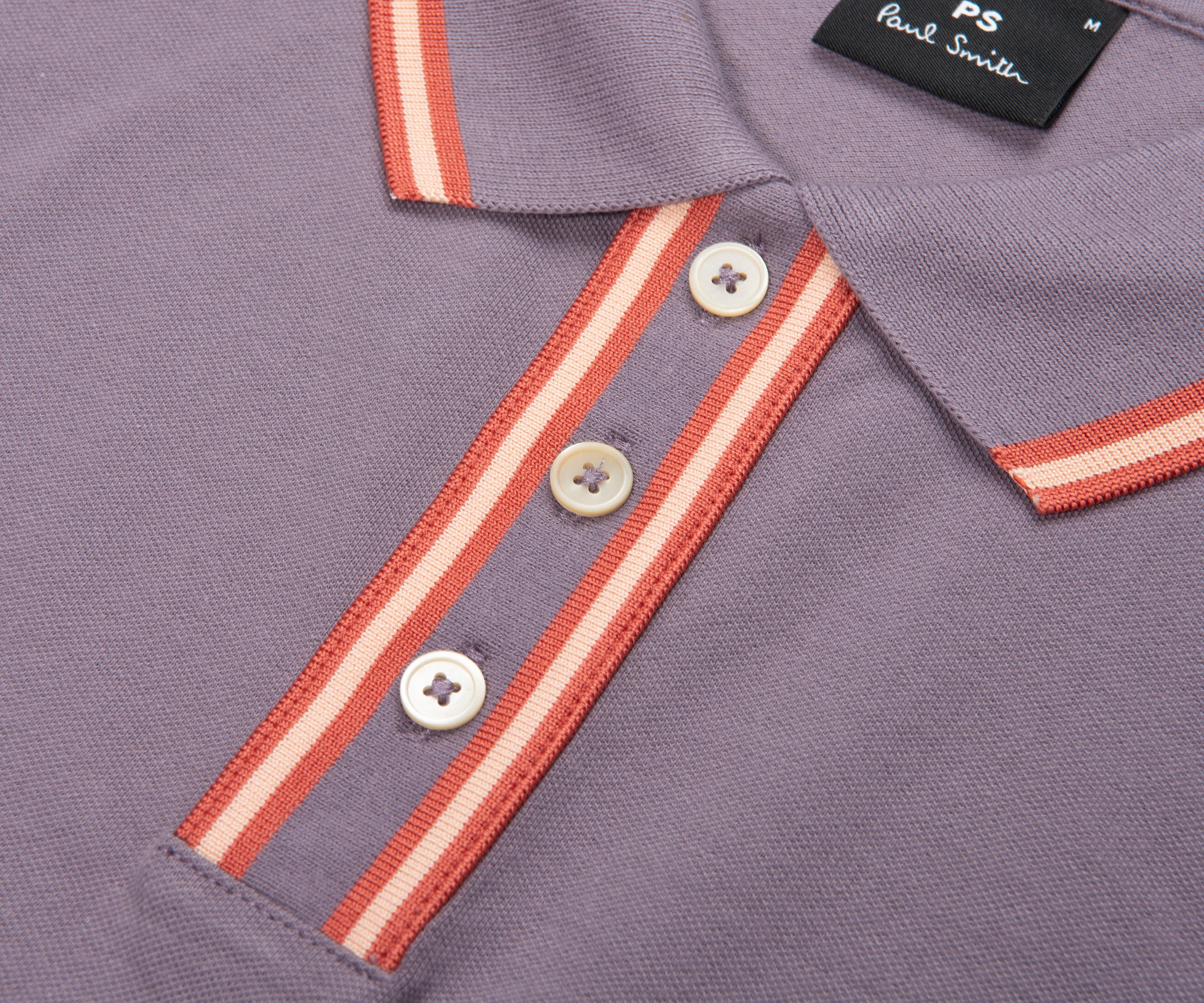 Paul Smith Red/Purple Contrast Tipping Polo