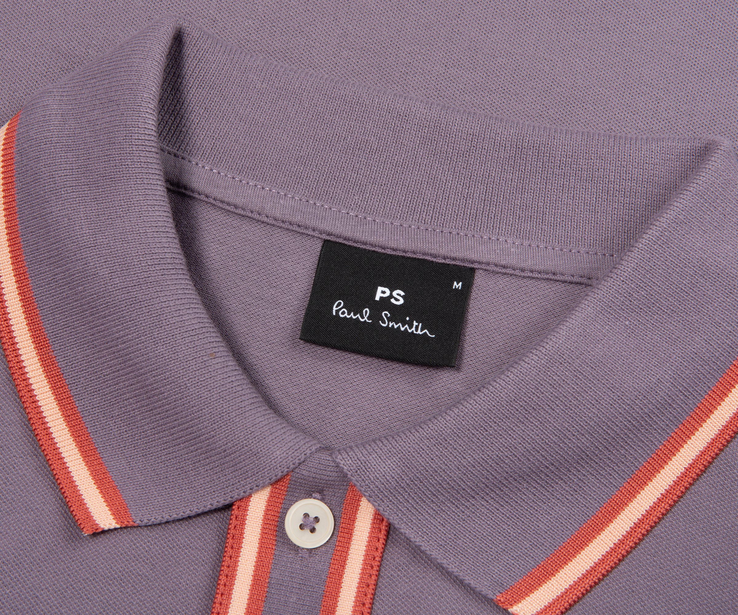 Paul Smith Red/Purple Contrast Tipping Polo