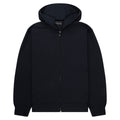 Armani Navy Soft Stretch Full Zip Hoodie