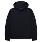 Armani Navy Soft Stretch Full Zip Hoodie