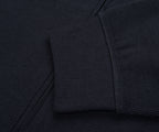 Armani Navy Soft Stretch Full Zip Hoodie
