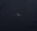 Armani Navy Travel Essential Zip Polo