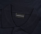 Armani Navy Travel Essential Zip Polo