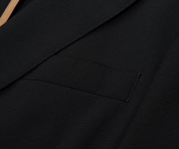 BOSS C-Hanry Slim Fit Check Suit Black