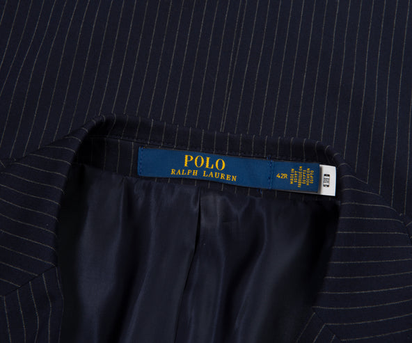 Polo Ralph Lauren Pin Stripe SB Suit Navy