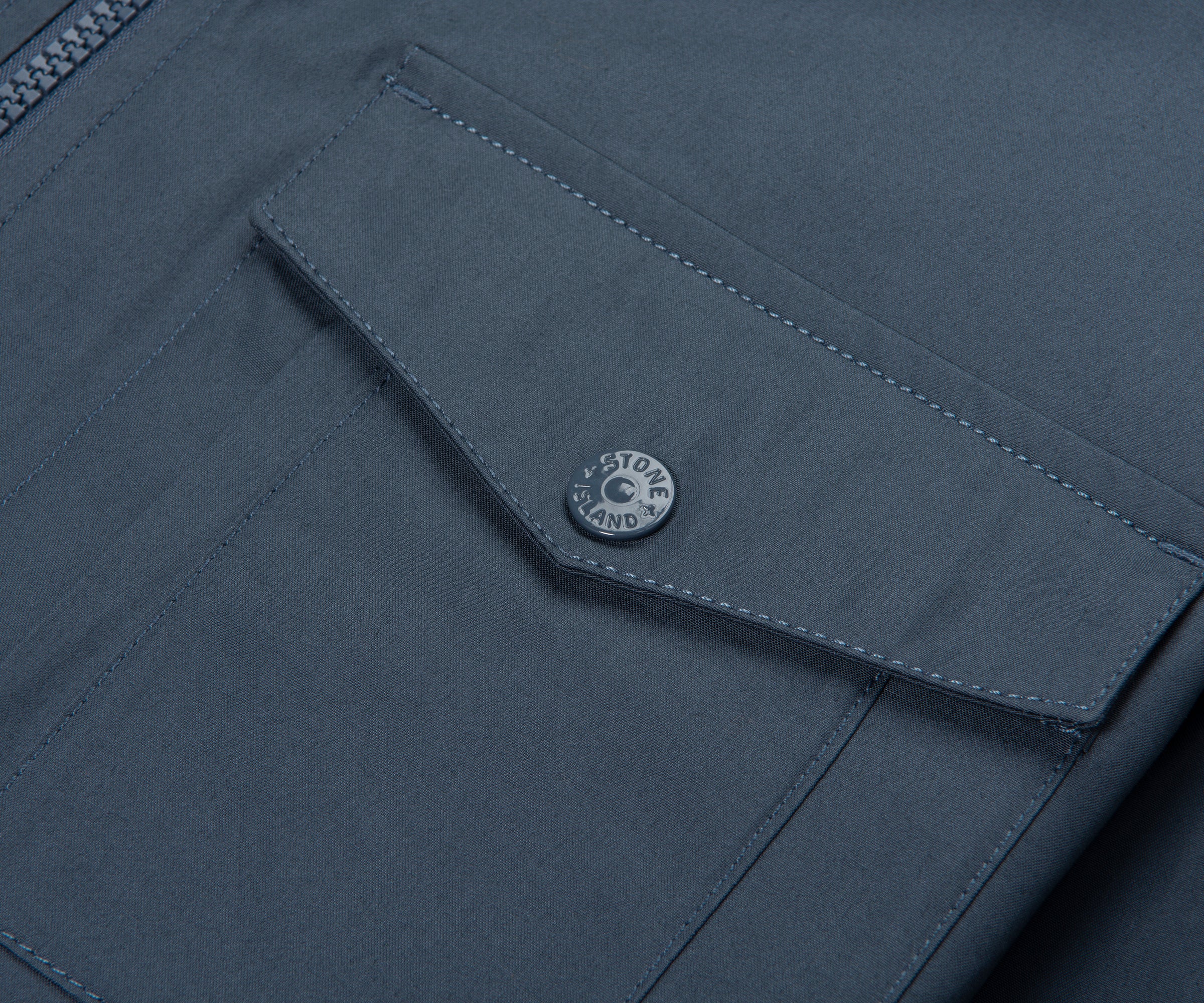 Stone Island Ghost Baltic Blue Overshirt