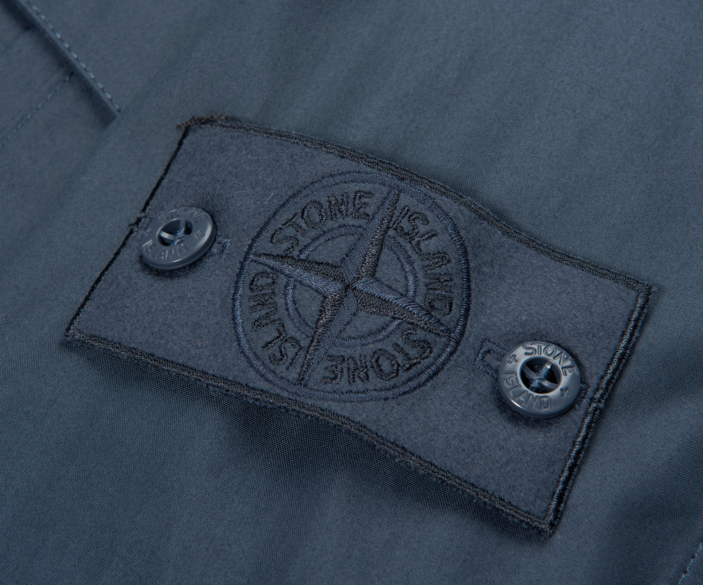Stone Island Ghost Baltic Blue Overshirt