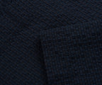 Armani Navy Icon Checkered Crimp SS Shirt