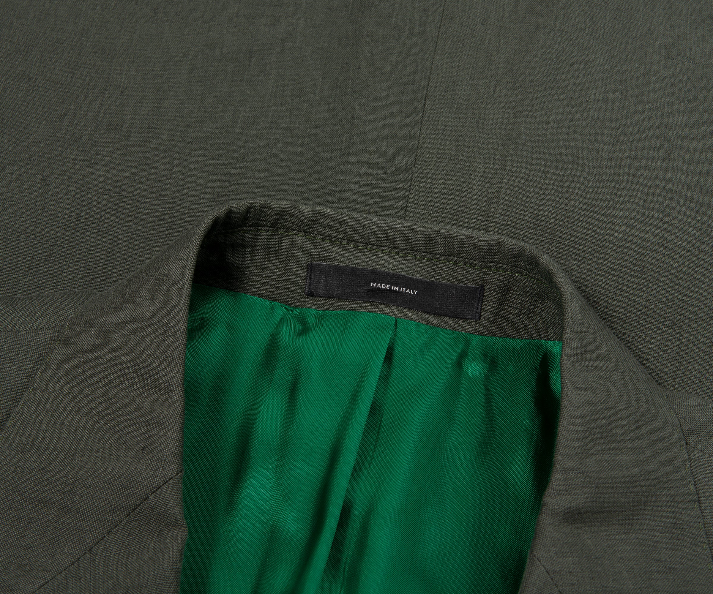 Paul Smith 2 Button Linen Suit Green