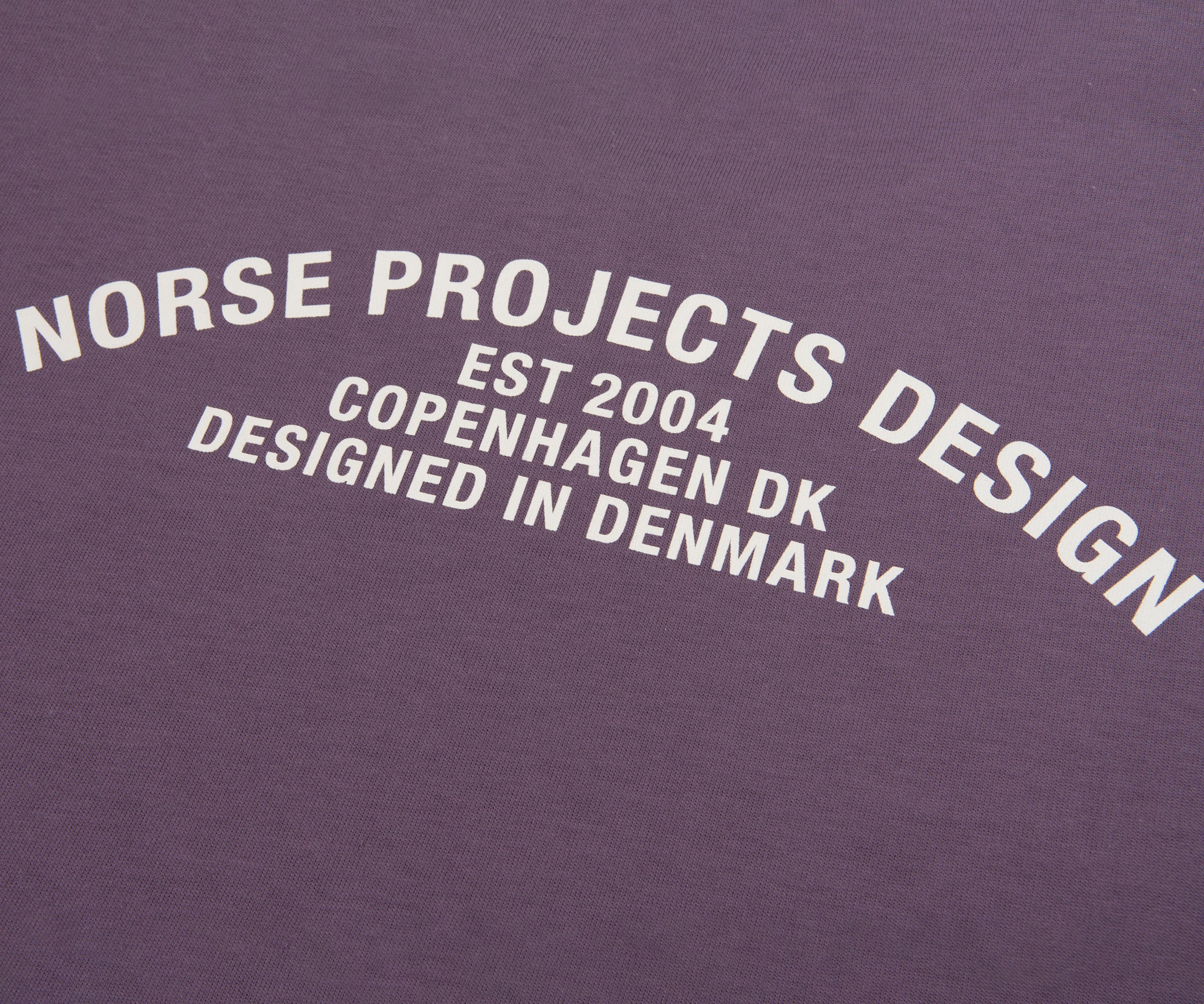 Norse Projects Vintage Violet Snekkersten Arch Print T-Shirt