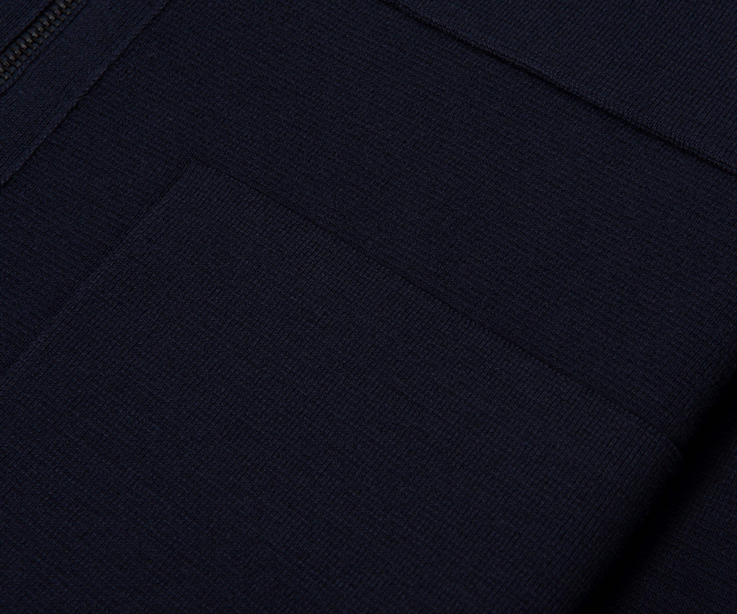 Moncler Navy Wool Zip-up 3 Pocket Cardigan