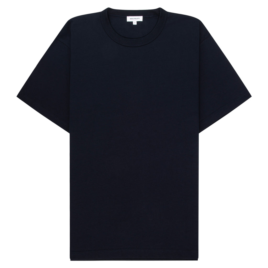 Norse Projects Navy Snekkersten Arch Print T-Shirt